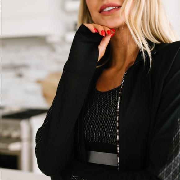 Mono B Diamond In The Making Zip Up Jacket - Picture 4 of 8